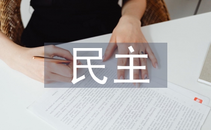 民主歷史思索